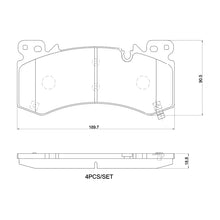 Load image into Gallery viewer, Brembo OE 21-24 Cadillac Escalade/Suburban/23-24 Chevy Silverado 1500 Ceramic Brake Pad - Front