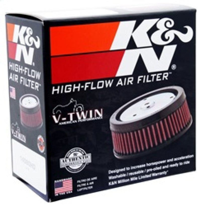 K&N Round Tapered 6.25in Base OD x 5.5in Top OD x 2.125in H Replacement Filter for Harley-Davidson