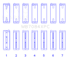Load image into Gallery viewer, King Engine Bearings Toyota 2JZGE/2JZGTE 24V 3.0L pMaxKote Performance Main Bearing Set - Size STDX