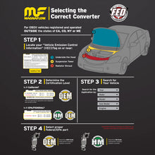 Load image into Gallery viewer, MagnaFlow 19-22 BMW 330i (G20) Direct Fit Rear Underbody Converter