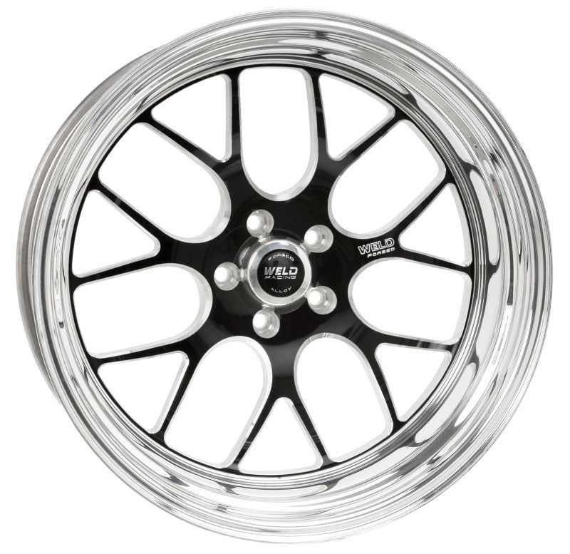 Weld S77 20x10 / 5x120 BP / 6.3in. BS Black Wheel (High Pad) - Non-Beadlock