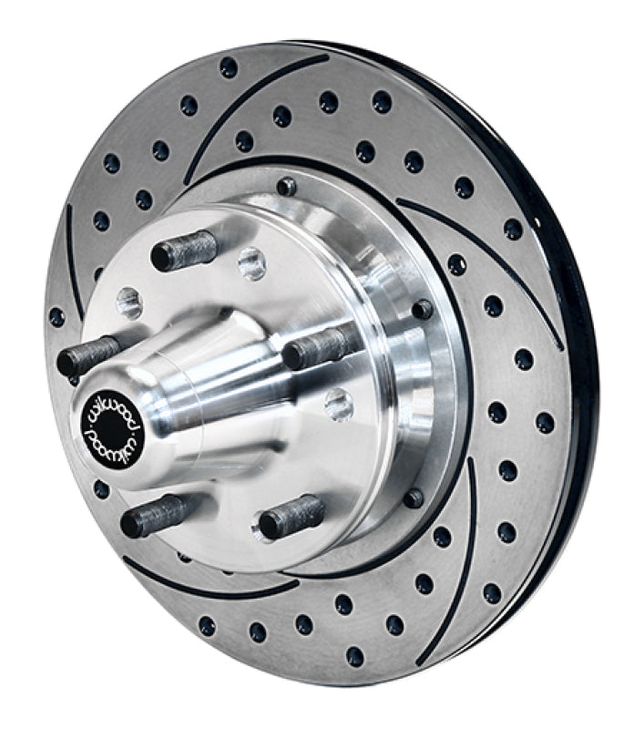 Wilwood Pro-Series Front Hub & Rotor Kit Drilled 75-80 Granada
