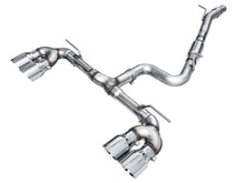 Load image into Gallery viewer, AWE Tuning MK8 Volkswagen Golf R 3in Track Edition Quad Exhaust - Chrome Silver Tips