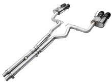 Load image into Gallery viewer, AWE 2024 Ford Mustang Dark Horse S650 RWD SwitchPath Cat-Back Exhaust w/ Quad Diamond Black Tips
