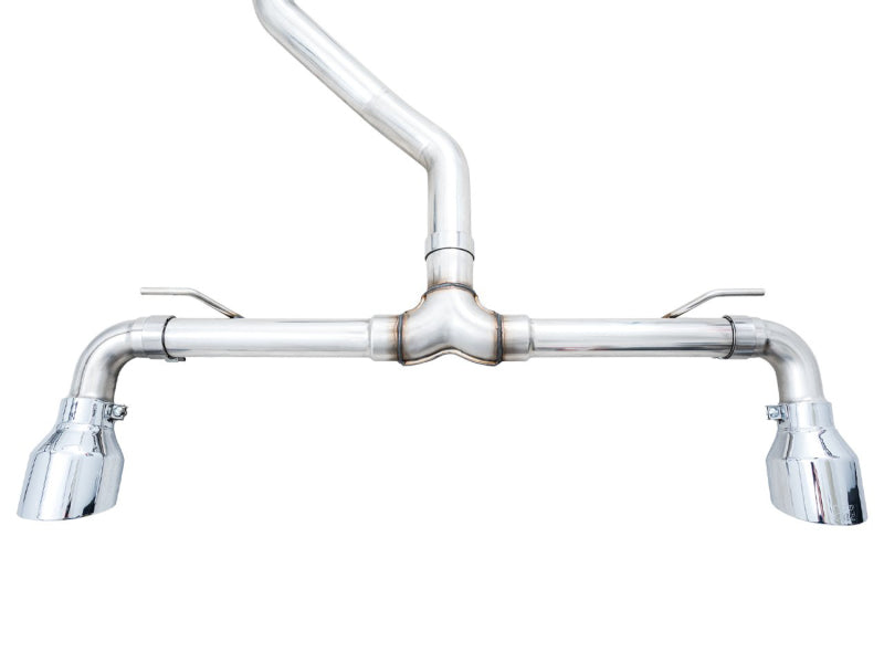 AWE Tuning 2022 VW GTI MK8 Touring Edition Exhaust - Chrome Silver Tips