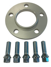 Load image into Gallery viewer, BBS 10mm Spacer Kit Audi 5x112 CB 66.5 - 14x1.5 Bolts (1 Spacer &amp; 5 Lug Bolts) BBS WHEEL ONLY
