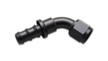 Load image into Gallery viewer, Vibrant Push-On 60 Degree Hose End Elbow Fitting Size -12AN