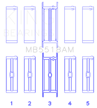 Load image into Gallery viewer, King Engine Bearings AMC/Jeep 390 &amp; 401 Crankshaft Main Bearing Set - Size STD