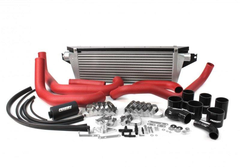 PERRIN 08-14 Subaru WRX/STI Front Mount Intercooler Core + Mounting Beam - Silver Core