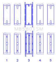 Load image into Gallery viewer, King Engine Bearings BMW S63 Crankshaft Main Bearing Set