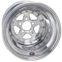 Load image into Gallery viewer, Weld Alumastar 2.0 15x10 / 5x4.5 BP / 4in. BS Polished Wheel - Black Non-Beadlock