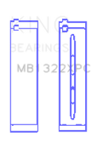 Load image into Gallery viewer, King Audi R8 4.2/5.2/Lamborghini Gallardo/Huracan V10 Coated Perf Main Bearing Set - Size +.026mm