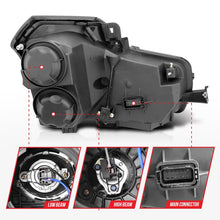 Load image into Gallery viewer, ANZO 2003-2007 Cadillac CTS Projector Headlights w/ Halo Black (CCFL)