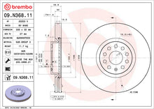 Load image into Gallery viewer, Brembo 21-22 Lexus ES250/19-22 Lexus ES300h/19-22 Lexus ES350/19-22 UX200 Front UV Coated Rotor