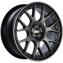 Load image into Gallery viewer, BBS CH-RII 21x9.5 5x112 ET30 PFS Platinum Center Black Rim SS Rim Protector Wheel w/Motorsport Etch