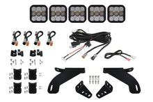 Load image into Gallery viewer, Diode Dynamics 21-22 Ford F-150 SS5 Grille CrossLink Lightbar Kit - Sport - White Combo