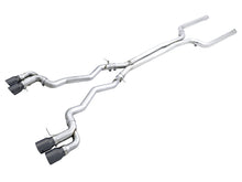 Load image into Gallery viewer, AWE Tuning 18-19 BMW M5 (F90) 4.4T AWD Cat-Back Exhaust - Track Edition (Diamond Black Tips)