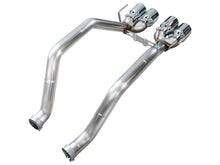 Load image into Gallery viewer, AWE Tuning C6 Chevrolet Corvette Z06/ZR1 Track Edition Axle-Back Exhaust w/ Chrome Silver Tips