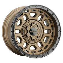 Load image into Gallery viewer, Weld Off-Road Crux 17x9in / 5x114.3 BP / ET 0 / 78.1mm Bore - Satin Bronze / Satin Black Ring Wheel