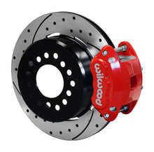 Load image into Gallery viewer, Wilwood D154 P/S P-B Kit Drilled-Red New Big Ford 2.50in Off Staggered Mount