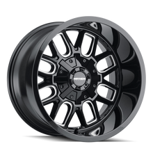 Load image into Gallery viewer, Mayhem 8107 Cogent 20x10 / 8x165.1 BP / -19mm Offset / 130.8mm Hub Gloss Black Milled Wheel