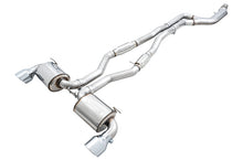 Load image into Gallery viewer, AWE Tuning 2020 Toyota Supra A90 Resonated Touring Edition Exhaust - 5in Chrome Silver Tips