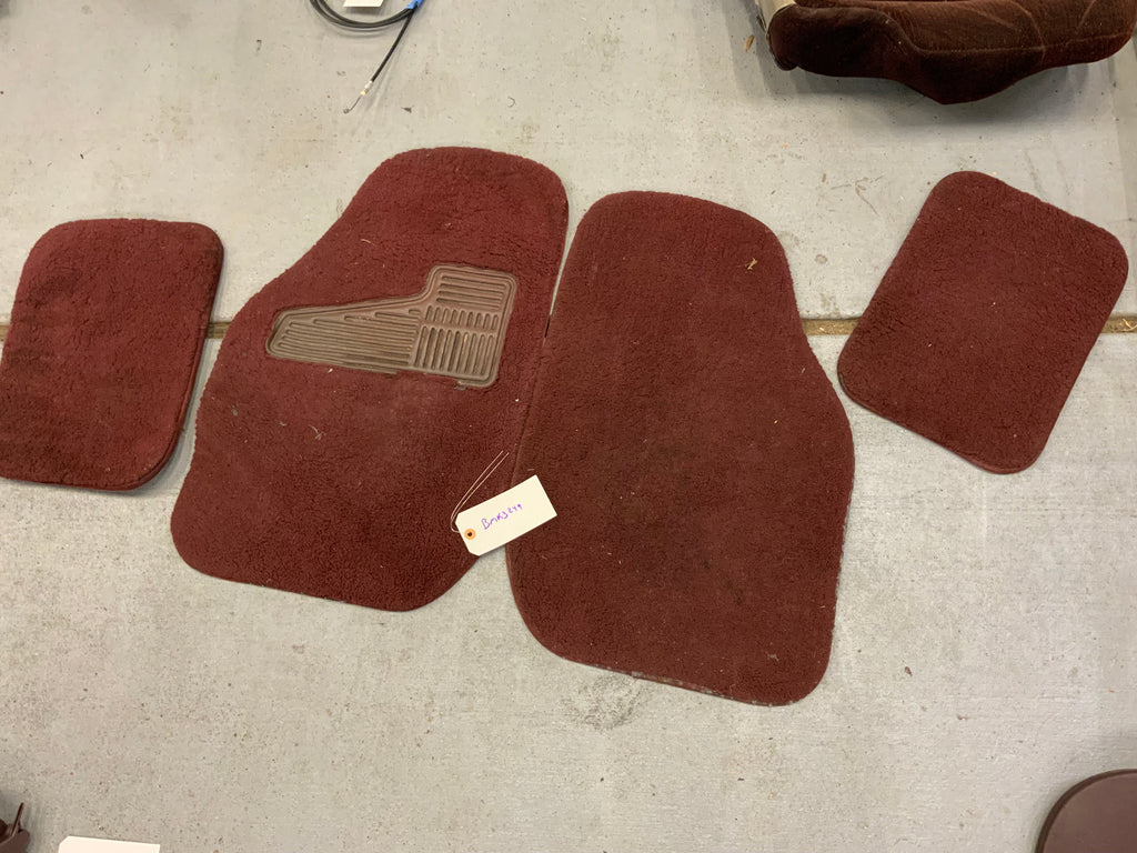 MK3 Toyota Supra Maroon Floor Mats Set