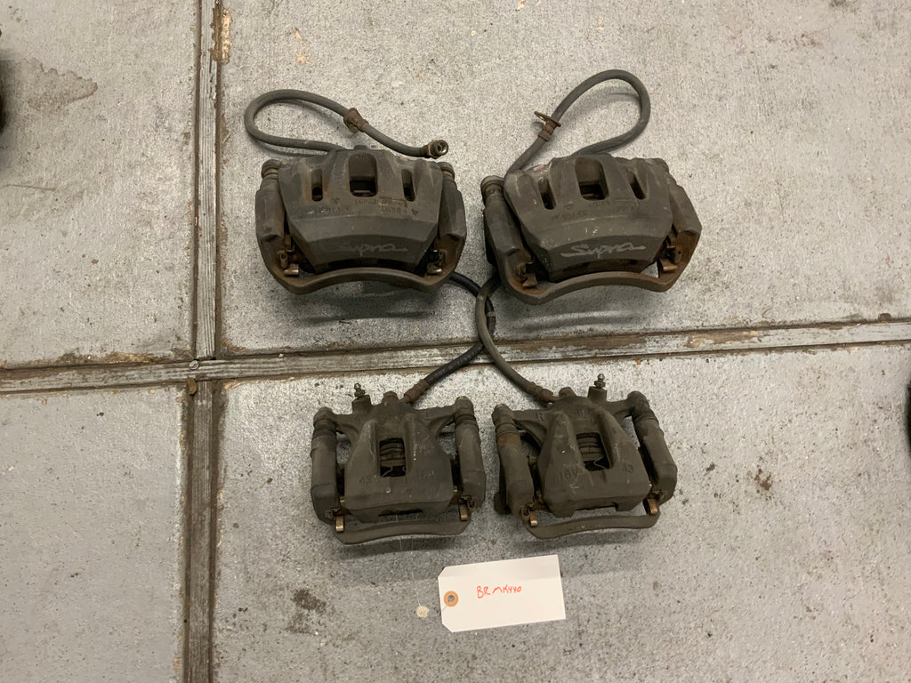MK4 TOYOTA SUPRA NON TURBO BRAKE CALIPERS FRONT AND REAR WITH PADS AND HOSES