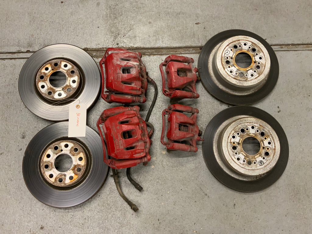 MK4 TOYOTA SUPRA NON TURBO FRONT AND REAR BRAKE CALIPERS WITH ROTORS AND PADS
