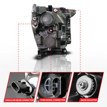 Load image into Gallery viewer, ANZO 21-23 Ford F150 LED Projector Headlight w/Switchback+Sequential - Black (Passenger Side Only)