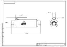 Load image into Gallery viewer, Aeromotive In-Line AN-10 Filter w/Shutoff Valve 100 Micron SS Element - Black Anodize Finish