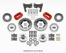 Load image into Gallery viewer, Wilwood Forged Dynalite Front Kit 11.00in Drilled Red 65-72 CDP C Body -Drum