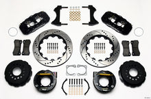 Load image into Gallery viewer, Wilwood AERO4 Rear P-Brake Kit 14.00in Drilled Chevy 12 Bolt-Spec 3.15in Bearing