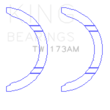 Load image into Gallery viewer, King Engine Bearings 4G63/4G64 7 Bolt EVO V-IX Thrust Washer Set