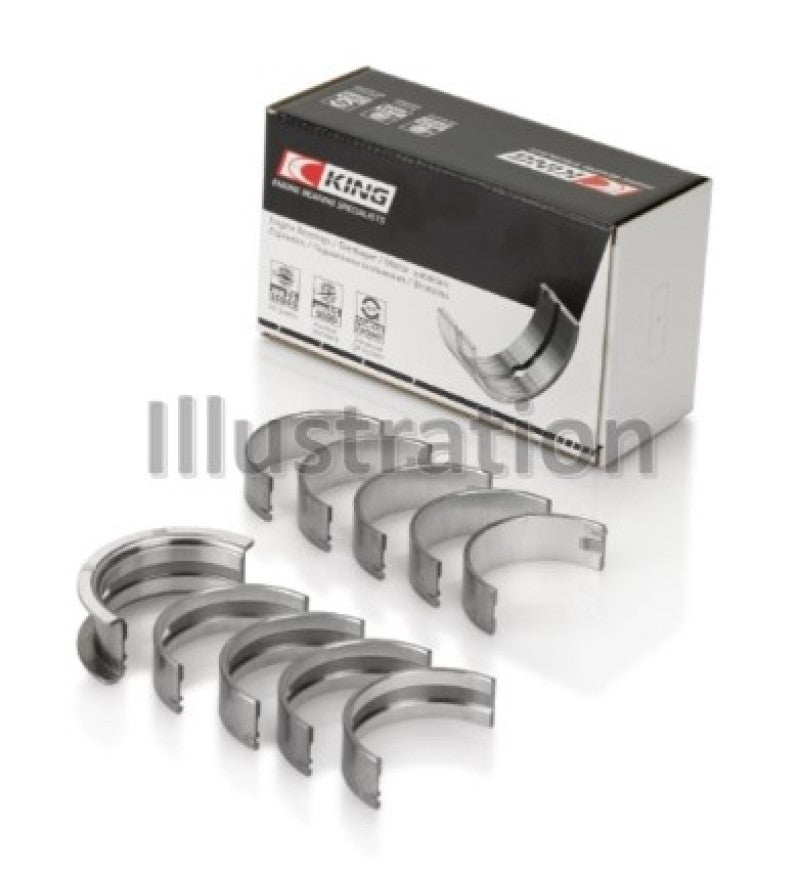 King Engine Bearings gm 496ci/8.1L 16v (Size STD) Performance Main Bearing Set