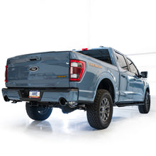 Load image into Gallery viewer, AWE Tuning 2021+ Ford F-150 Tremor (w/ Bumper Cutouts) 0FG Resonated Cat-Back - Diamond Black Tips