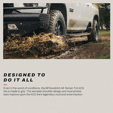Load image into Gallery viewer, BFGoodrich All Terrain T/A KO3 LT285/70R17 126/123S