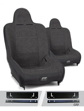 Load image into Gallery viewer, PRP 97-02 Jeep Wrangler TJ Premier High Back Suspension Seats Kit (Pair) - Gray