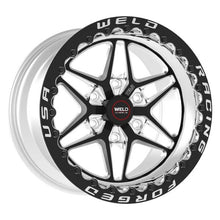 Load image into Gallery viewer, Weld RT-S S81 15x10 / 5x115 BP / 6.5in BS Black Wheel - Black Single Beadlock MT