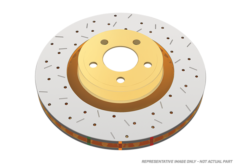 DBA Porsche 911/Boxster/Cayman Front Drilled & Slotted 4000 Series Rotor