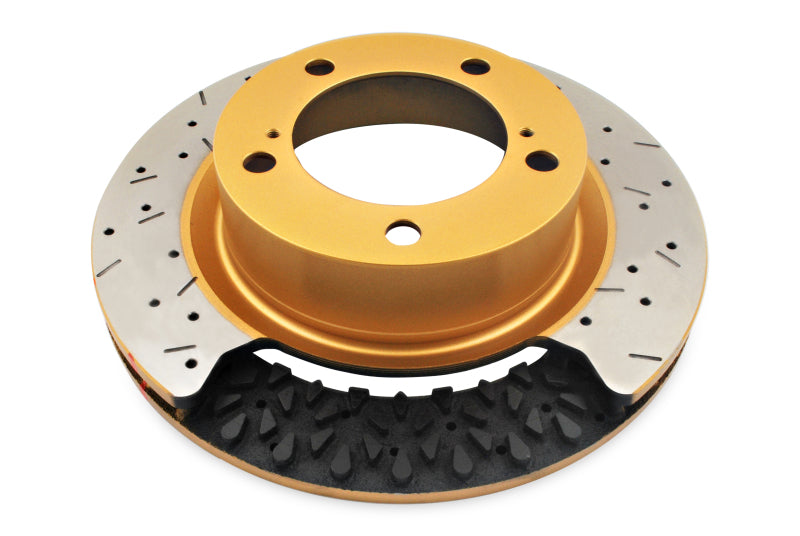 DBA 14-21 Volkswagen GTI (w/Perf Pkg 310mm Rear Disc) Rear 4000 Series Drilled & Slotted Rotor