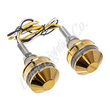 Load image into Gallery viewer, Letric Lighting Grip Indicators Lights Brass Cap White/Amber
