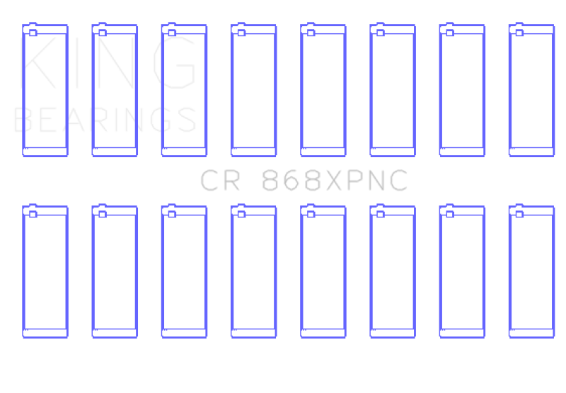 King Engine Bearings Ford 4.6L/5.4L V8 SOHC Performance Coated Rod Bearing Set - Size STD