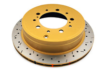 Load image into Gallery viewer, DBA 07+ Toyota Land Cruiser 200 Series Rear Drilled and Slotted 4000 Series Rotor
