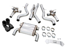 Load image into Gallery viewer, AWE Tuning BMW F8X M3/M4 SwitchPath Cat-Back Exhaust - Diamond Black Tips