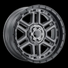 Load image into Gallery viewer, Weld Off-Road Crux 20x9in / 6x135 BP / ET +20 / 106.1mm Bore - Satin Gunmetal / Satin Black Wheel