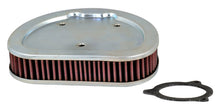 Load image into Gallery viewer, K&amp;N Replacement Air Filter 1.625in H x 7.5in L for Harley-Davidson