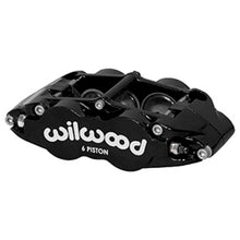 Load image into Gallery viewer, Wilwood Caliper Narrow Superlite 6R LH Black 1.62in / 1.12in / 1.12in Pistons 1.10in Disc
