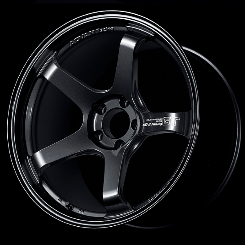 Advan GT Beyond 19x9.0 +43 5x114.3 Racing Titanium Black Wheel
