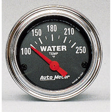 Load image into Gallery viewer, Autometer Traditional Chrome 52mm 100-250 Deg F Short Sweep Electrical Water Temperature Gauge